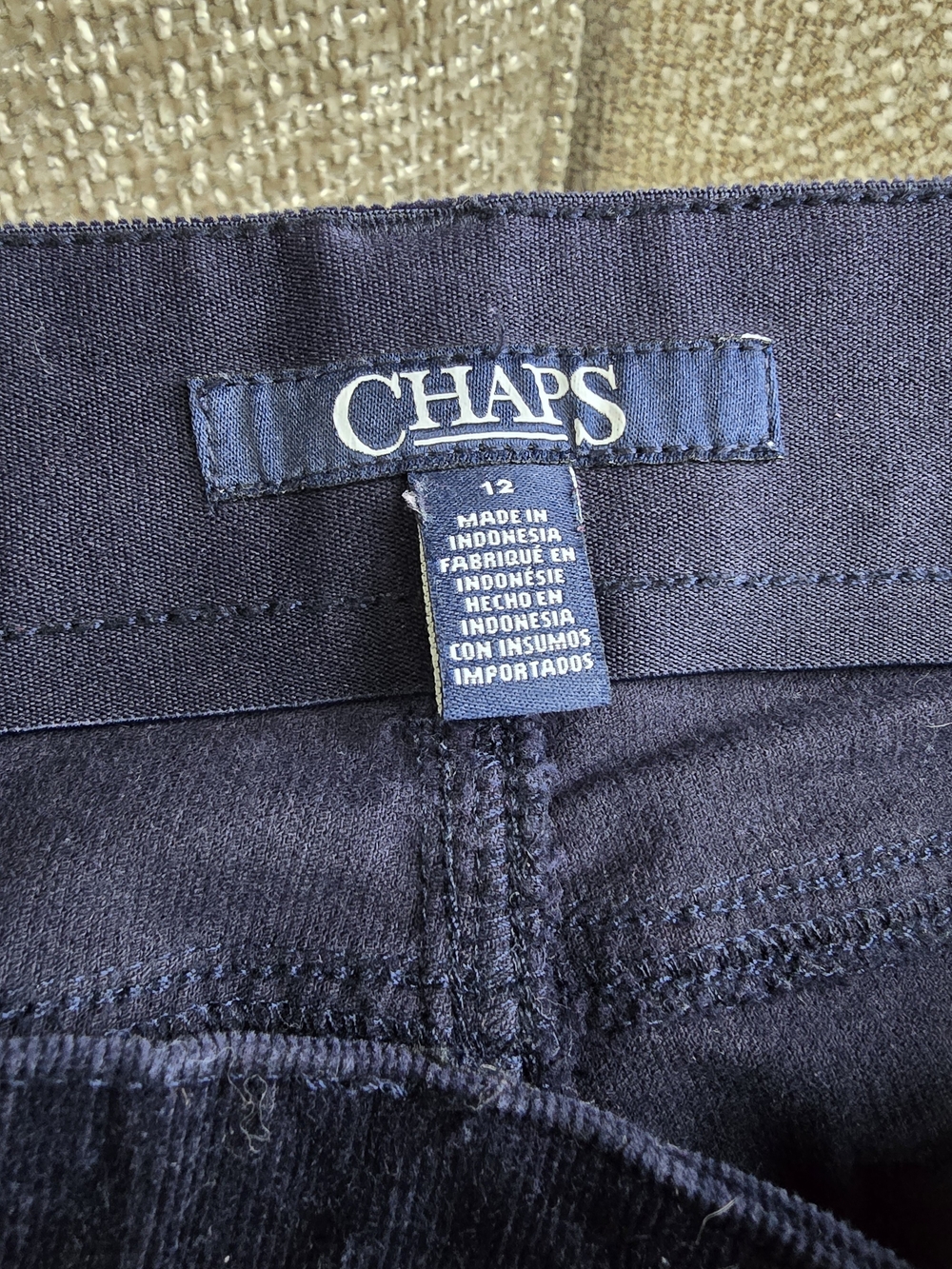 Chaps Women's Navy Blue Jeans - Classic Casual Fit